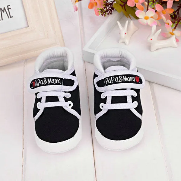 0-18M Boy Girl Soft  Canvas Sneakers