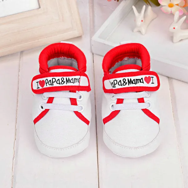 0-18M Boy Girl Soft  Canvas Sneakers