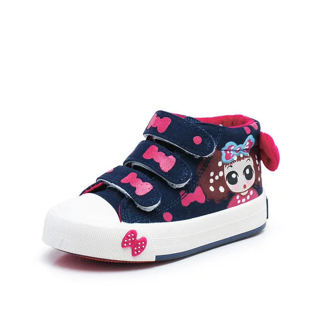 25-37M | Boys & Girls | Zipper Canvas Sneakers