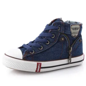 25-37M | Boys & Girls | Zipper Canvas Sneakers