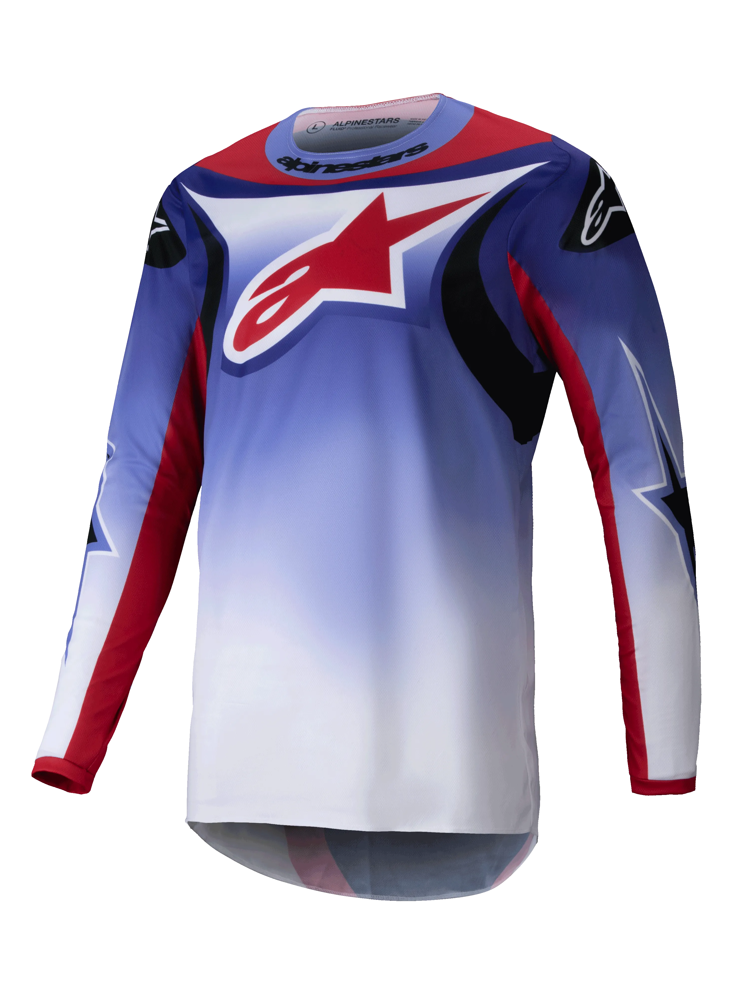 ALPINESTARS 2025 FLUID WURX JERSEY - PURPLE/BRIGHT RED