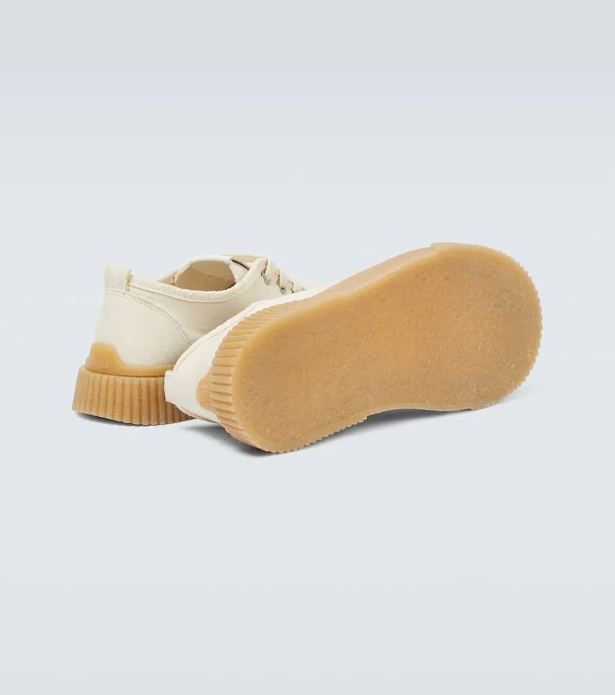Ami Paris Canvas lace-up sneakers