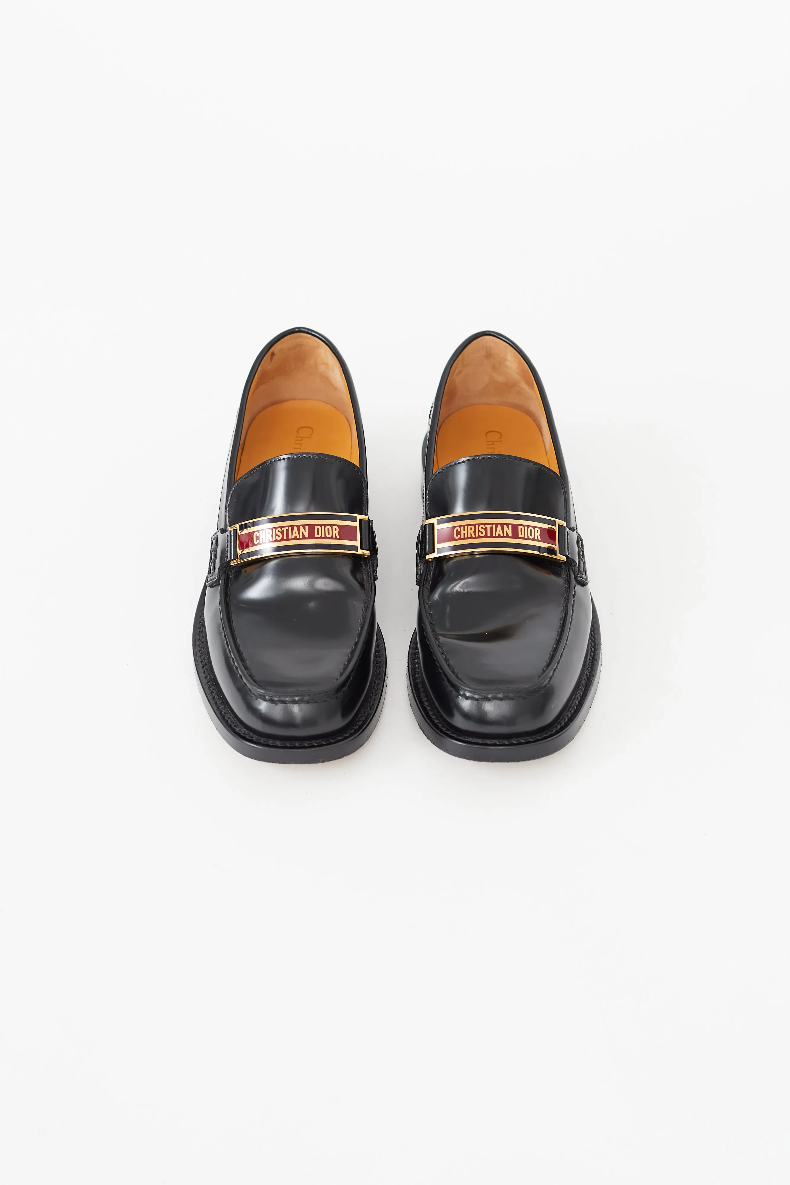 Black Patent Code Loafer