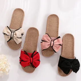 Casual Bow-knot Soft Slippers