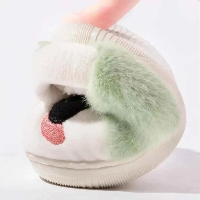 Children's Casual Shoes - Plush Cartoon Panda Slippers for Kids TSS211