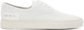 Common Projects White Four-Hole Low Sneakers