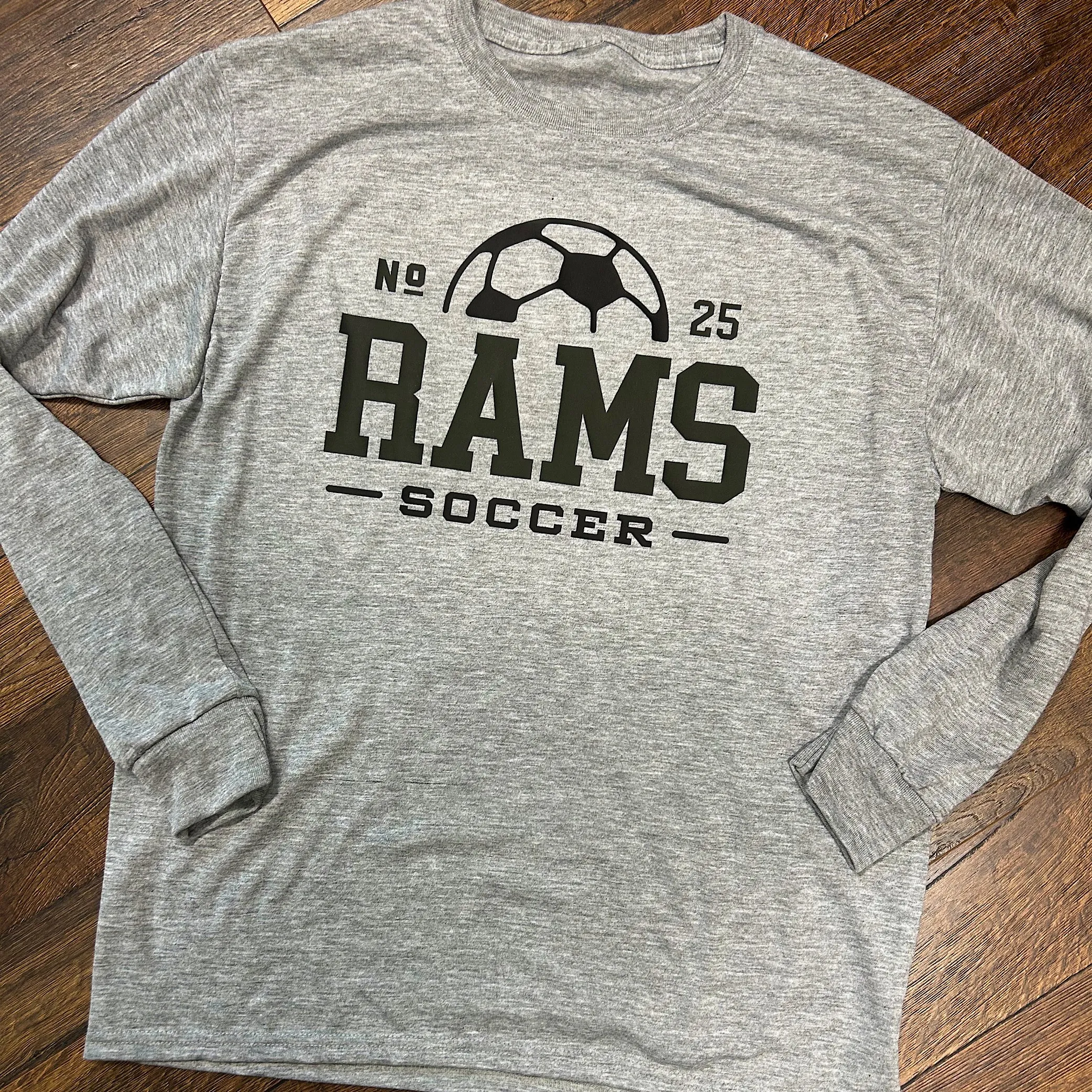Custom Soccer Team Long Sleeve Shirt