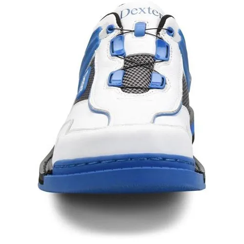 Dexter Mens SST 6 Hybrid BOA Right Hand Bowling Shoes Wide White/Blue