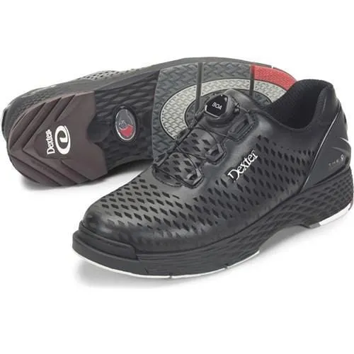 Dexter Mens THE C9 Wide Right or Left Hand Bowling Shoes Lazer/Black