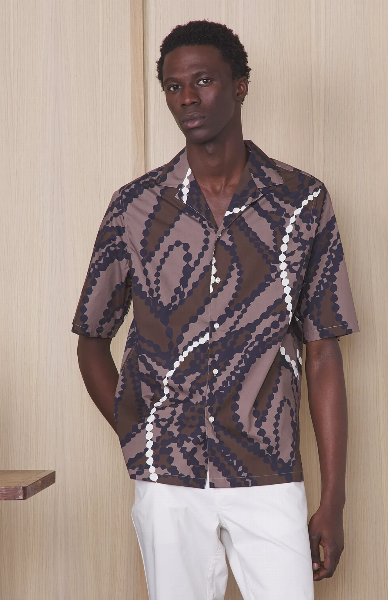 Eren SS Knot Print Shirt