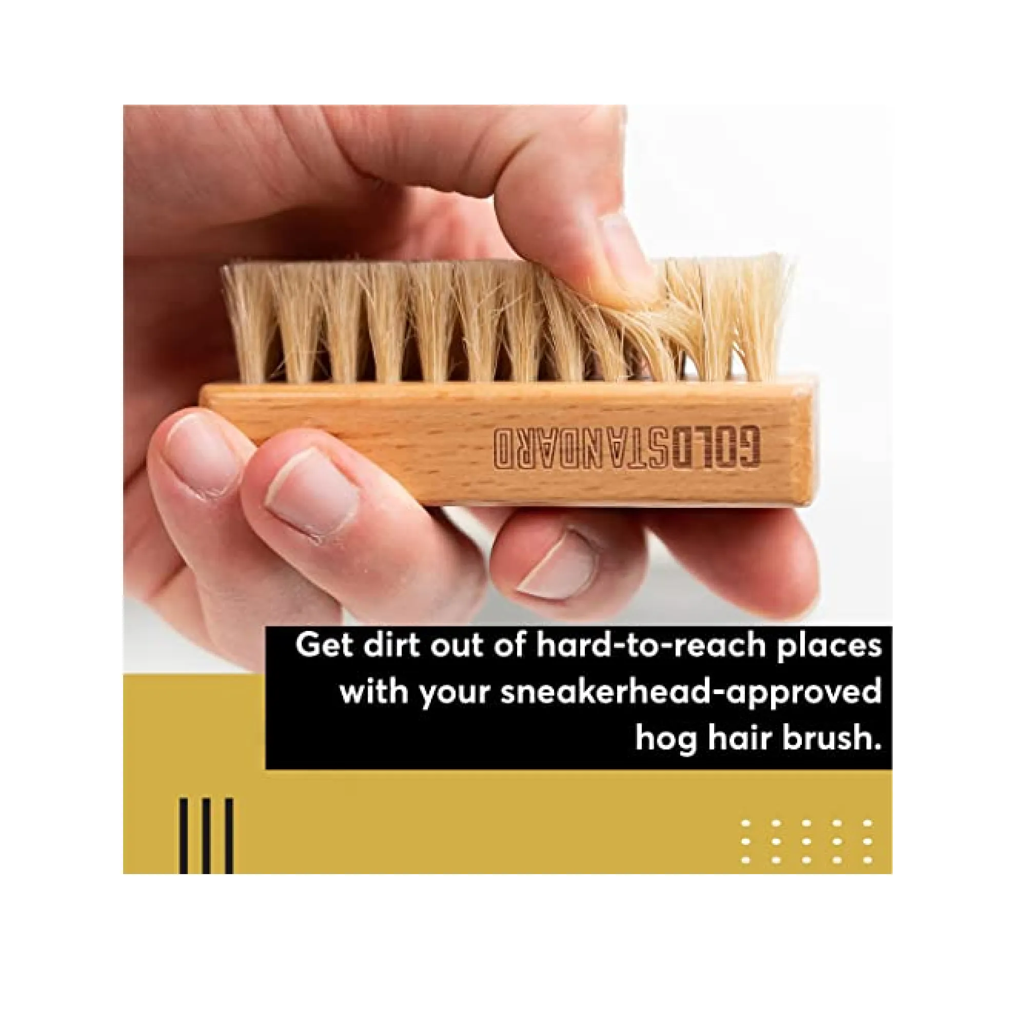 Gold Standard Shoe Cleaner Essentials - Sneaker Cleaner Easily Removes Dirt from Leather, Canvas, White Sneakers & More