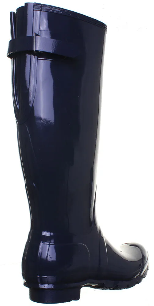 Hunter Original Back Adjustable Gloss In Navy