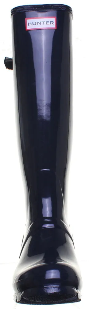 Hunter Original Back Adjustable Gloss In Navy