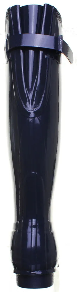Hunter Original Back Adjustable Gloss In Navy