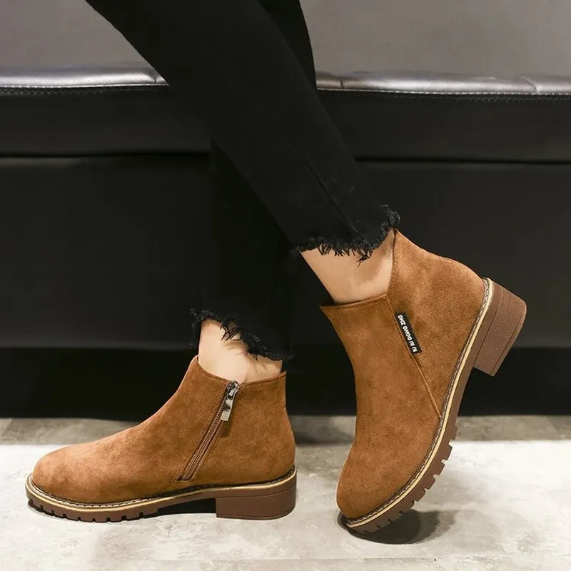 Ivyshape | Classic Ankle Winter Boots for Women