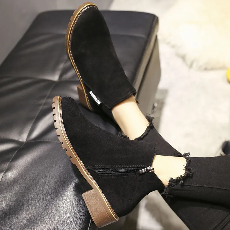 Ivyshape | Classic Ankle Winter Boots for Women