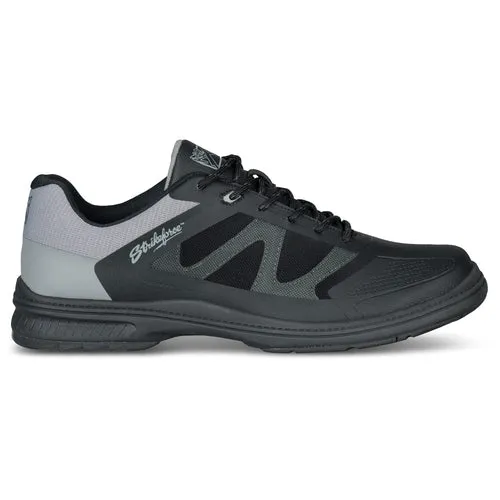 KR Strikeforce Mens Epic Black/Charcoal Right Hand Wide Bowling Shoes