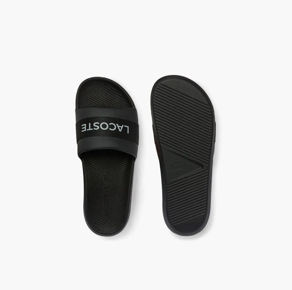 Lacoste Mens Croco Slide Sandal