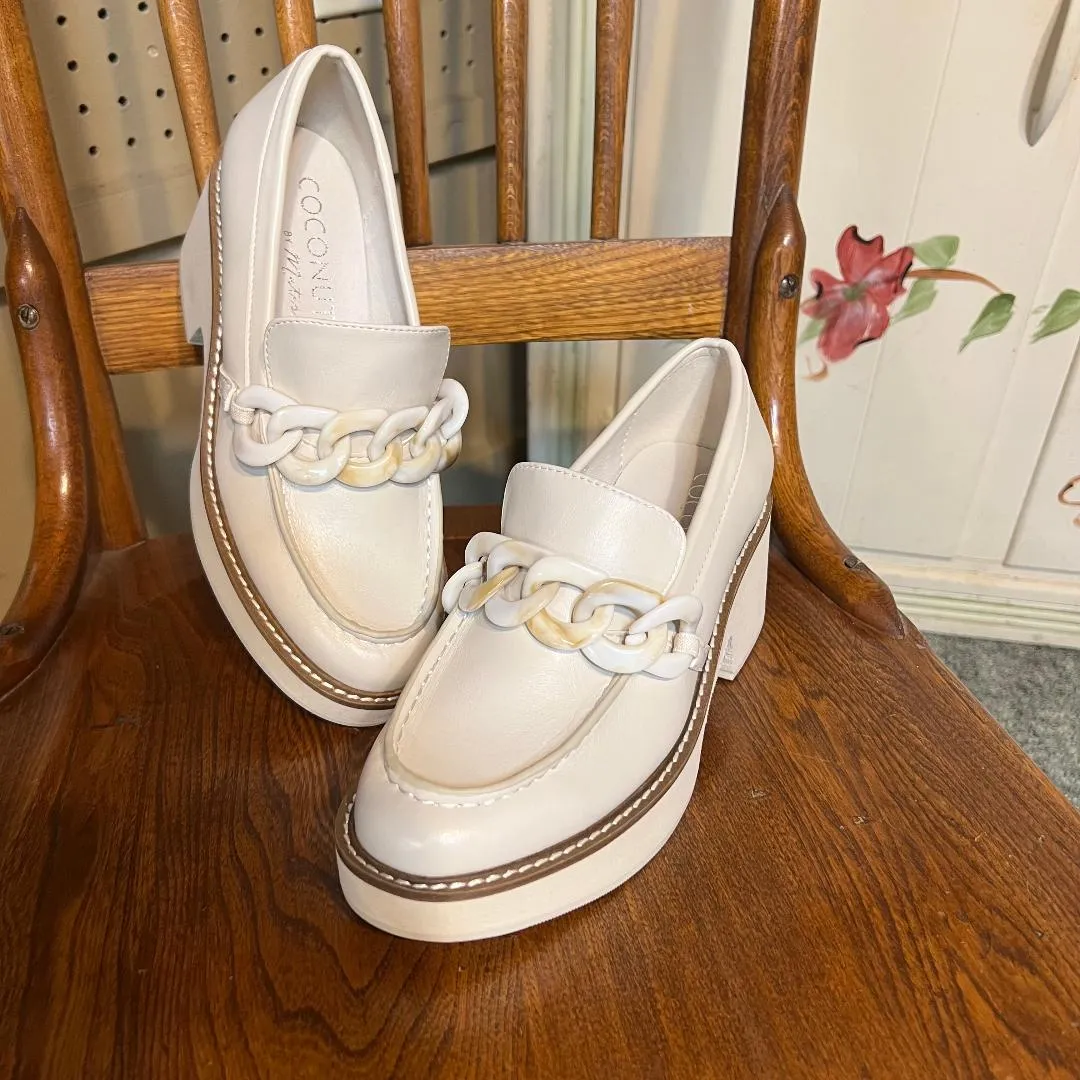 Louie Coconuts Chunky Loafer with Chain Detail