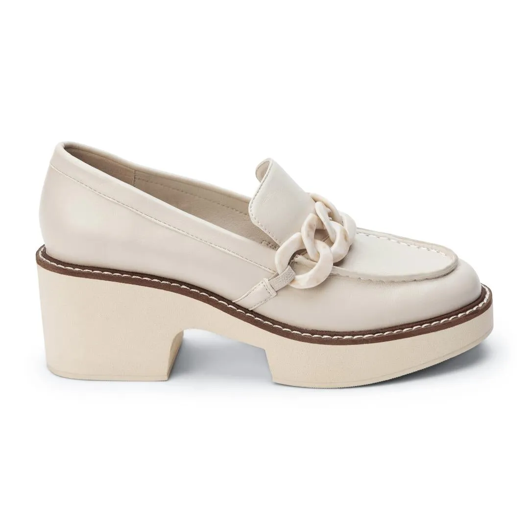 Louie Coconuts Chunky Loafer with Chain Detail