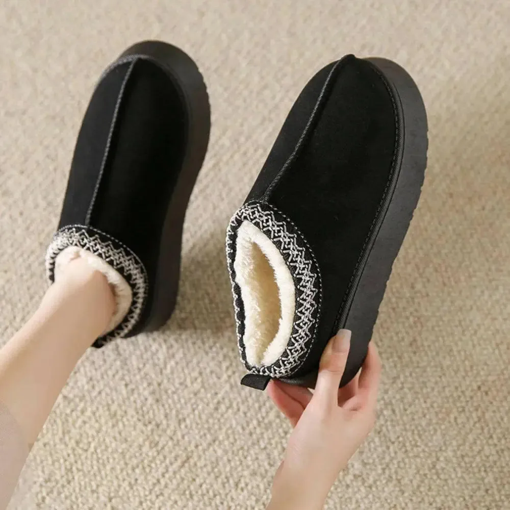 Luxurious Mid Heels in Elegant Faux Fur for Timeless Fashion Excellence