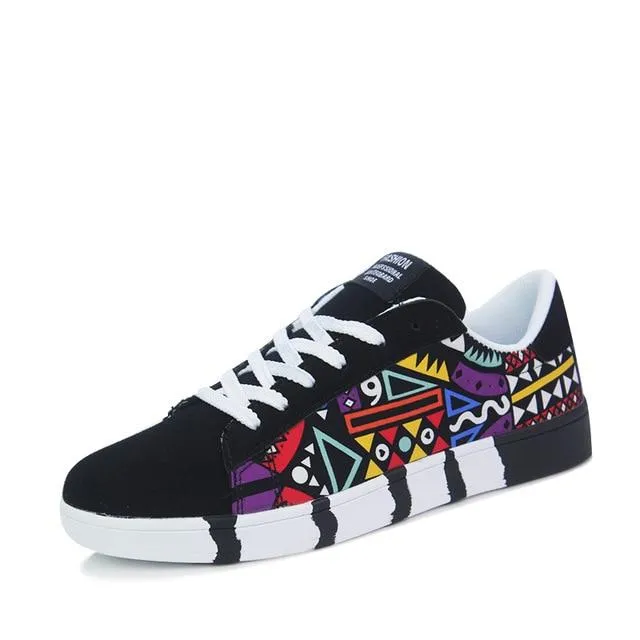 Men Shoes Casual Canvas Fashion Lightweight Lace Up Sneakers Summer Breathable Flats Male Footwear