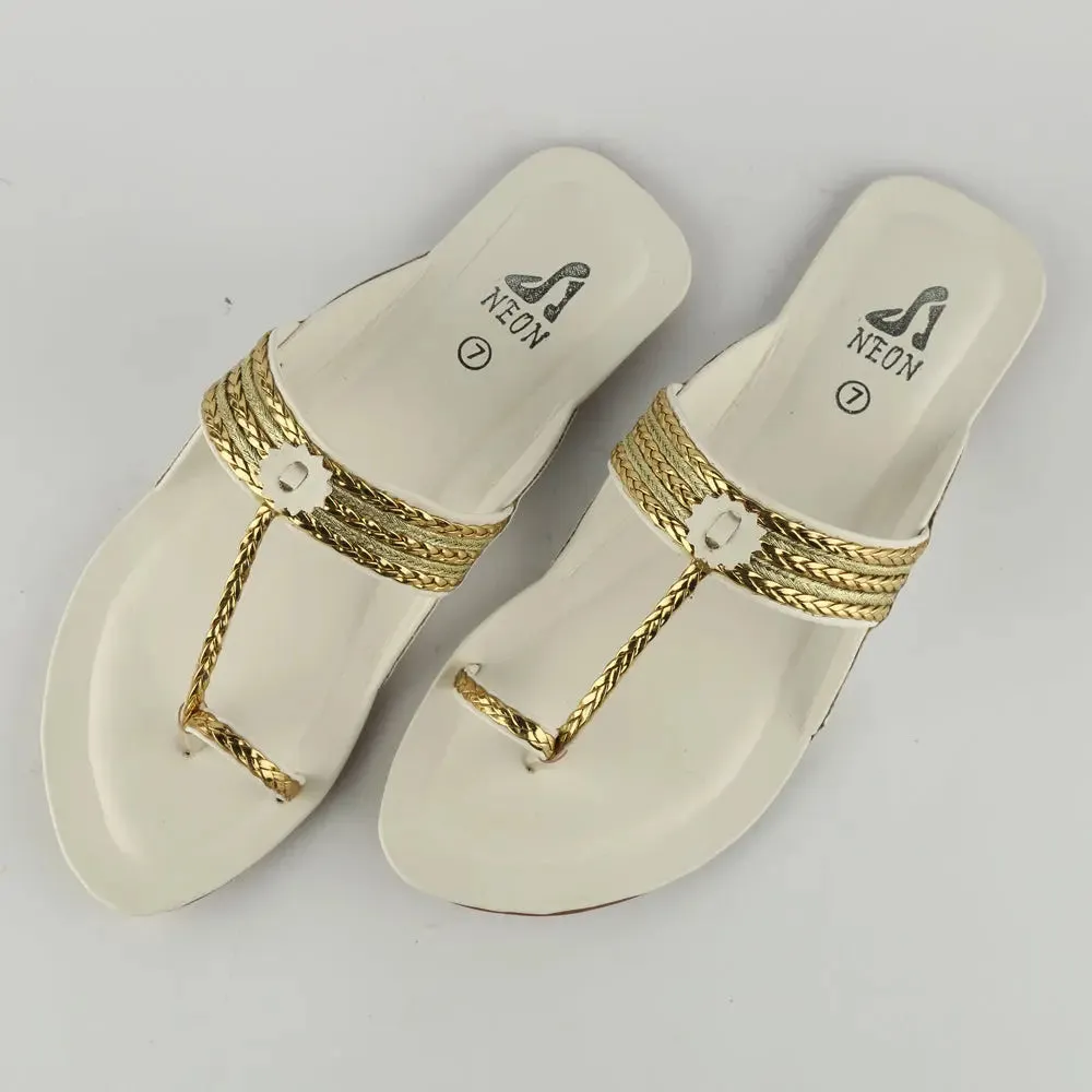 Modish Kholapuri White