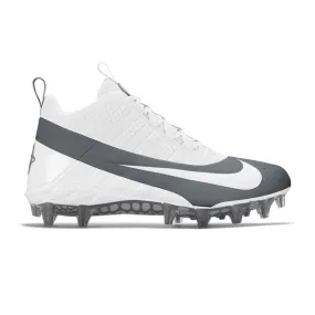 Nike Alpha Huarache 6 Pro White/Grey Lacrosse Cleats