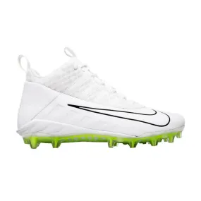 Nike Alpha Huarache 6 Pro White/Volt Lacrosse Cleats