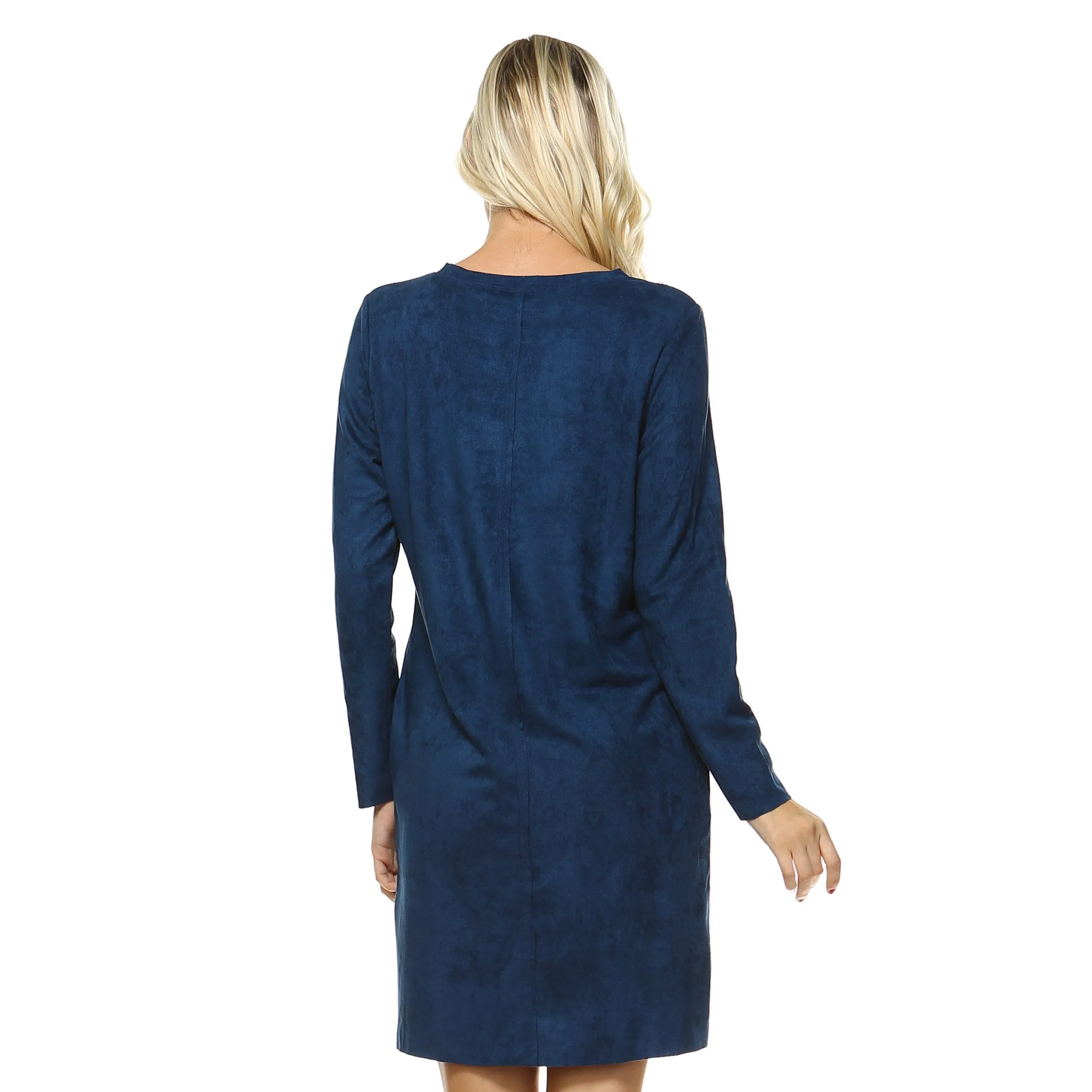 Pre-Order Faux Suede Aurora Dress