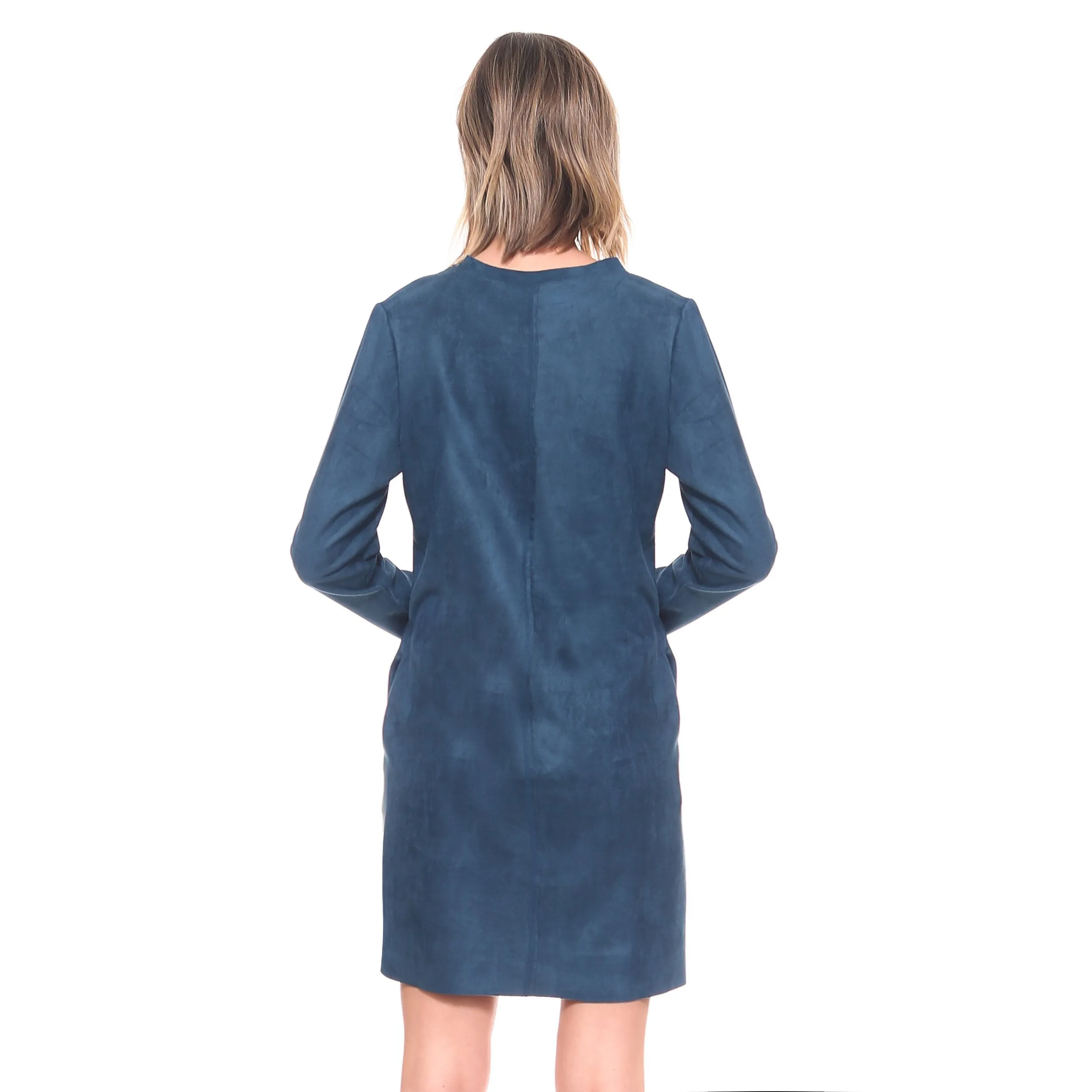 Pre-Order Faux Suede Aurora Dress
