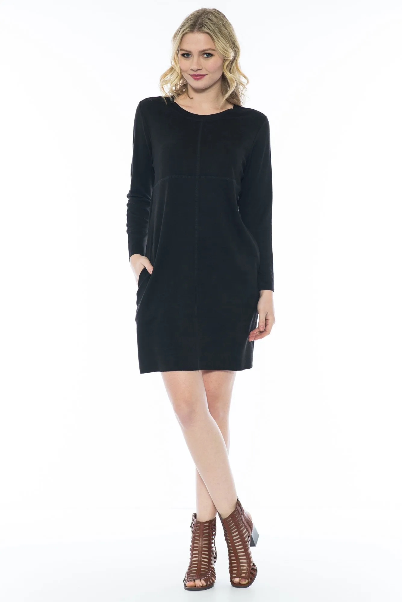 Pre-Order Faux Suede Aurora Dress
