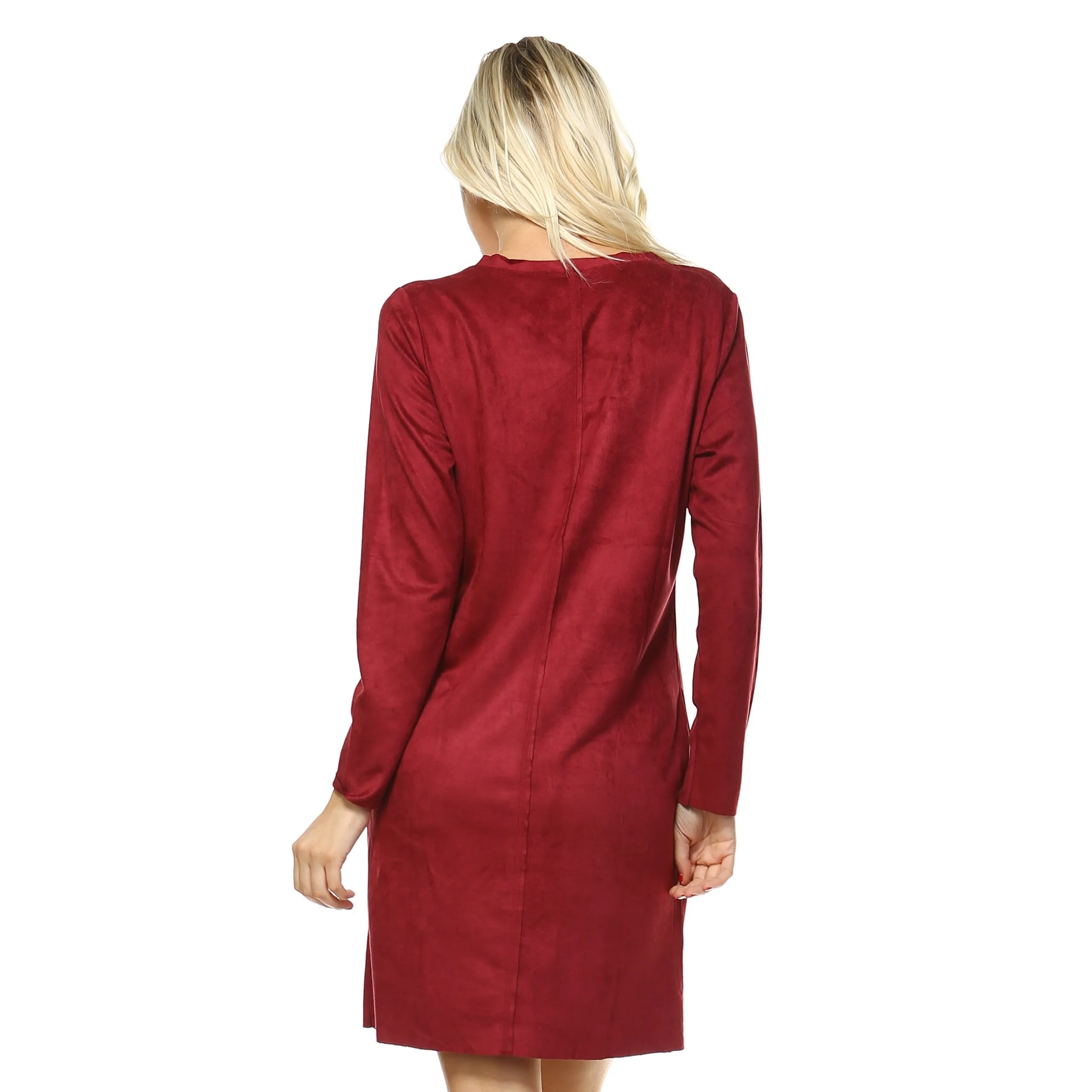 Pre-Order Faux Suede Aurora Dress