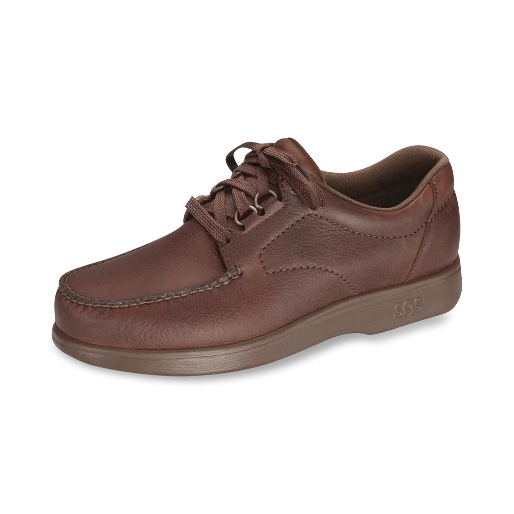 SAS Bout Time Lace Up Loafer Mulch