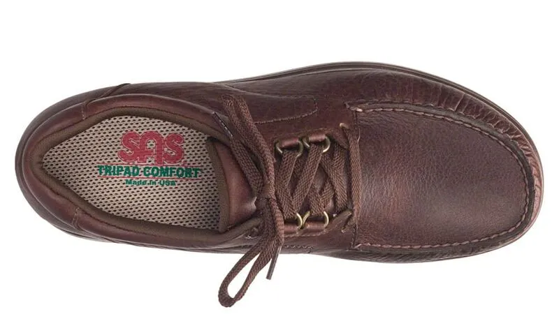 SAS Bout Time Lace Up Loafer Mulch