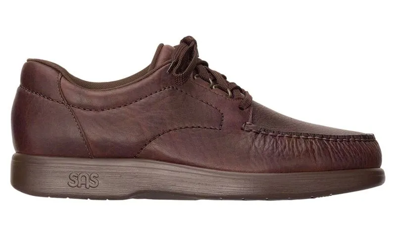 SAS Bout Time Lace Up Loafer Mulch