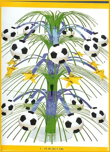Soccer Ball Cascading Centre Piece