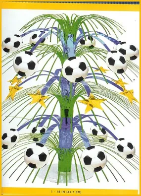 Soccer Ball Cascading Centre Piece