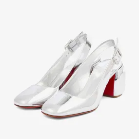 Timeless Silver Leather Pumps