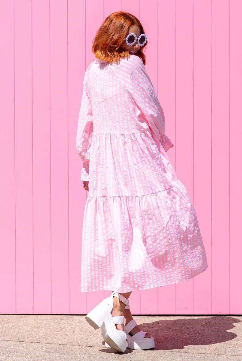 Winnie Dress - Neon Pink