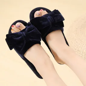 Women's Autumn/Winter Faux Plush Soft Home Slippers