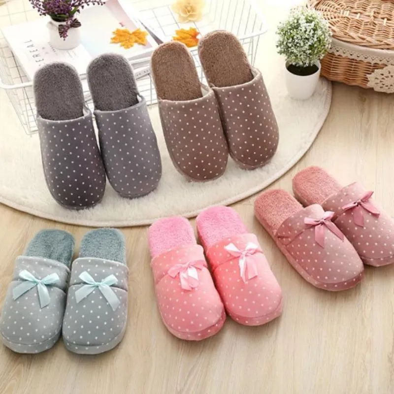 Women's Autumn/Winter Warm Cotton Soft Home Slippers