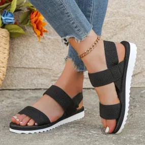 Women's Fashion Trend Anti-Slip Comfortable Flat Sandals